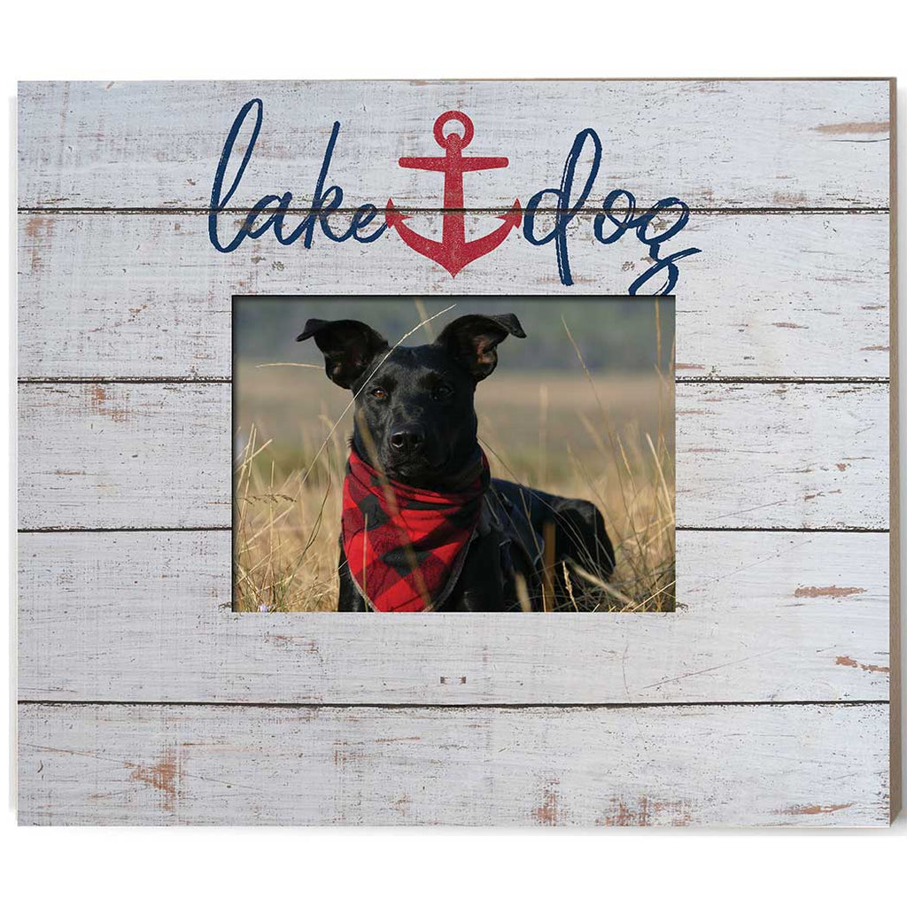 Lake Dog Weathered Photo Frame
