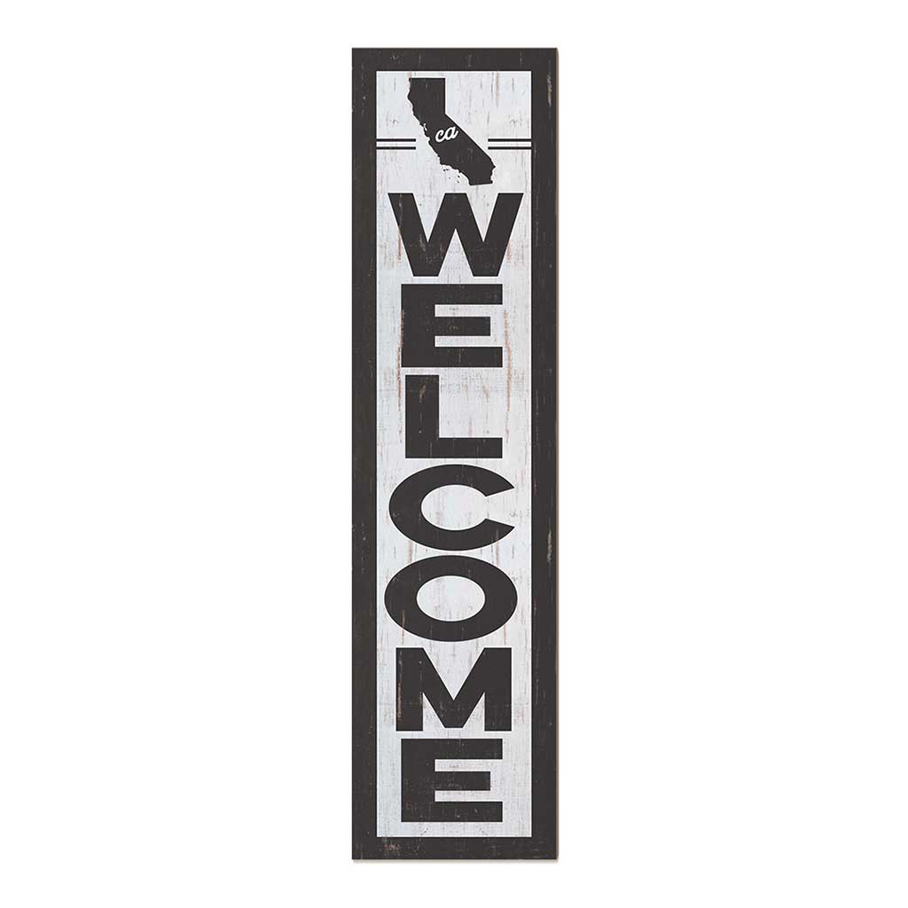11x46 State Welcome California Leaner Sign