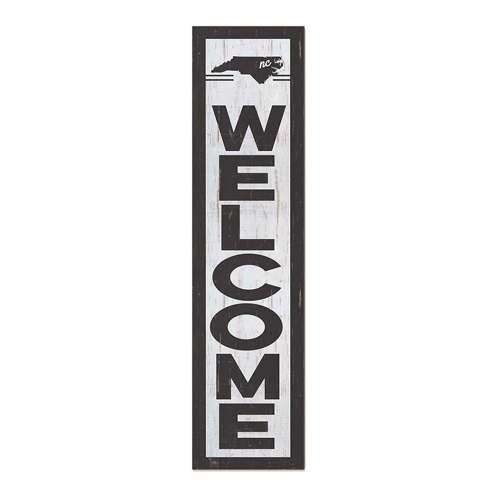 11x46 State Welcome North Carolina Leaner Sign
