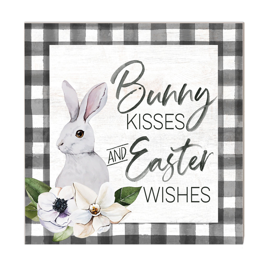 10x10 Bunny Kisses Easter Wishes Sign