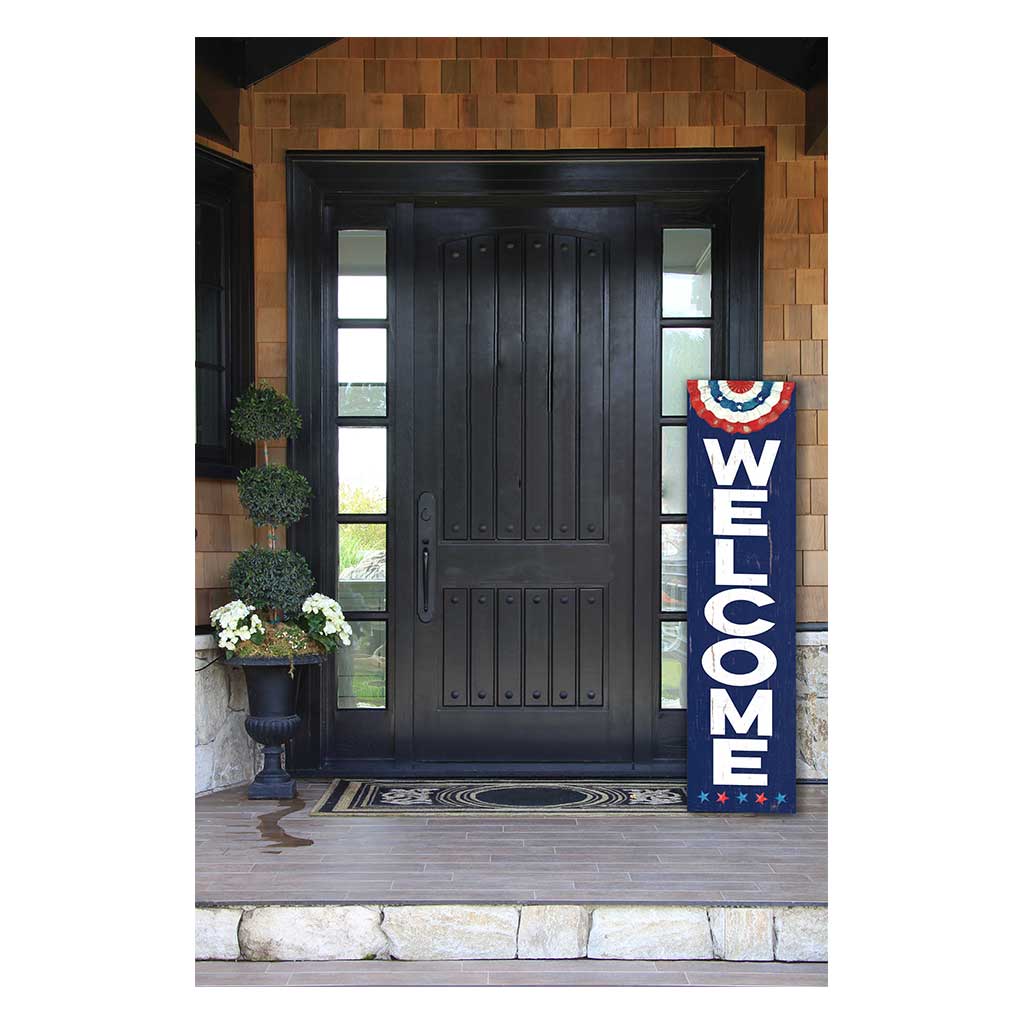 11x46 Patriotic Welcome Leaner Sign