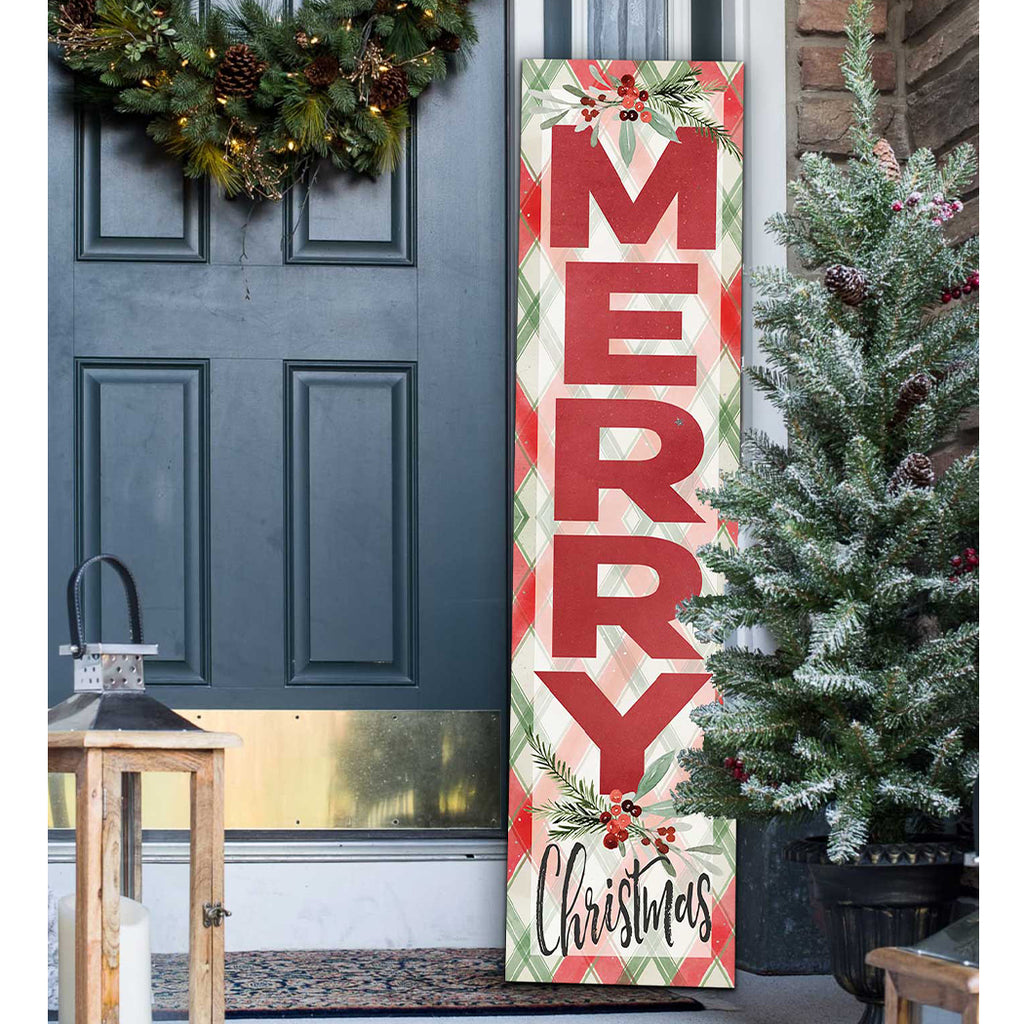 11x46 Merry Christmas Leaner Sign