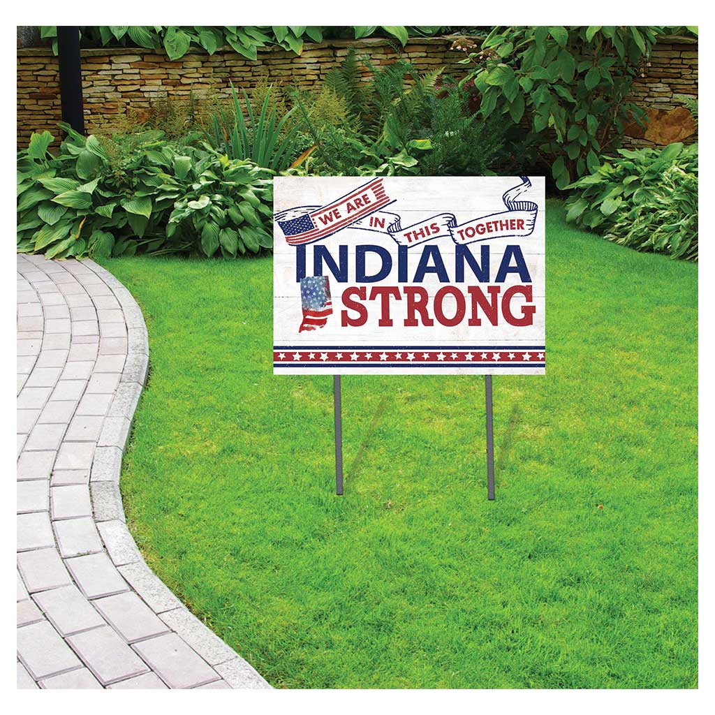 State Strong Lawn Sign Indiana