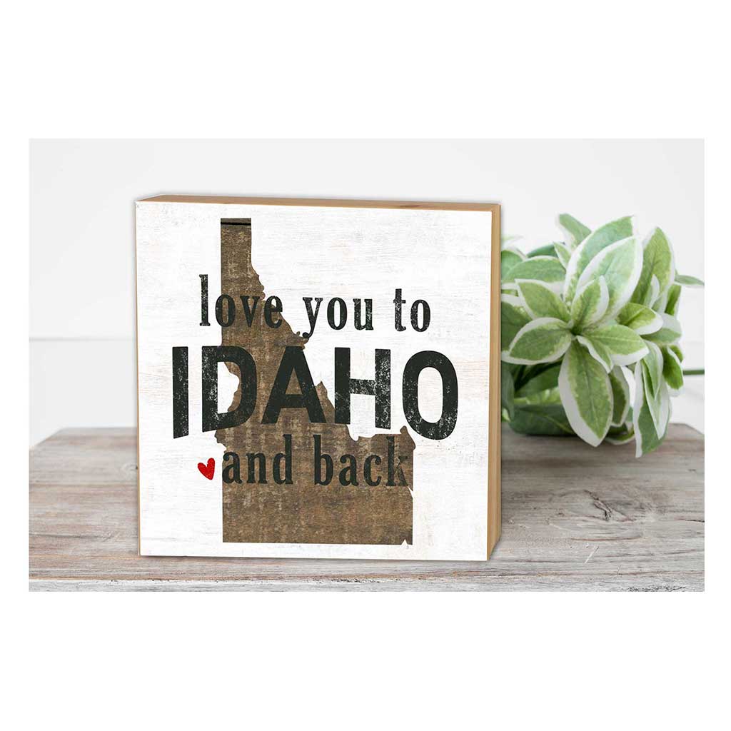 5x5 Love You To State Block Idaho