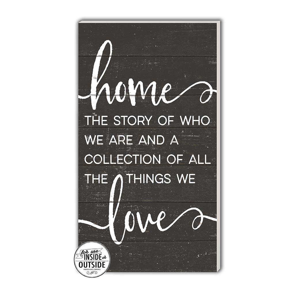 11x20 Indoor Outdoor Charcoal Sign Home Story