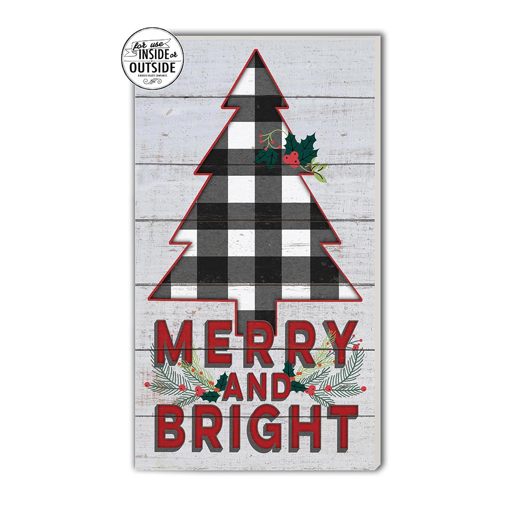 11x20 Indoor Outdoor Whitewash Sign Merry and Bright