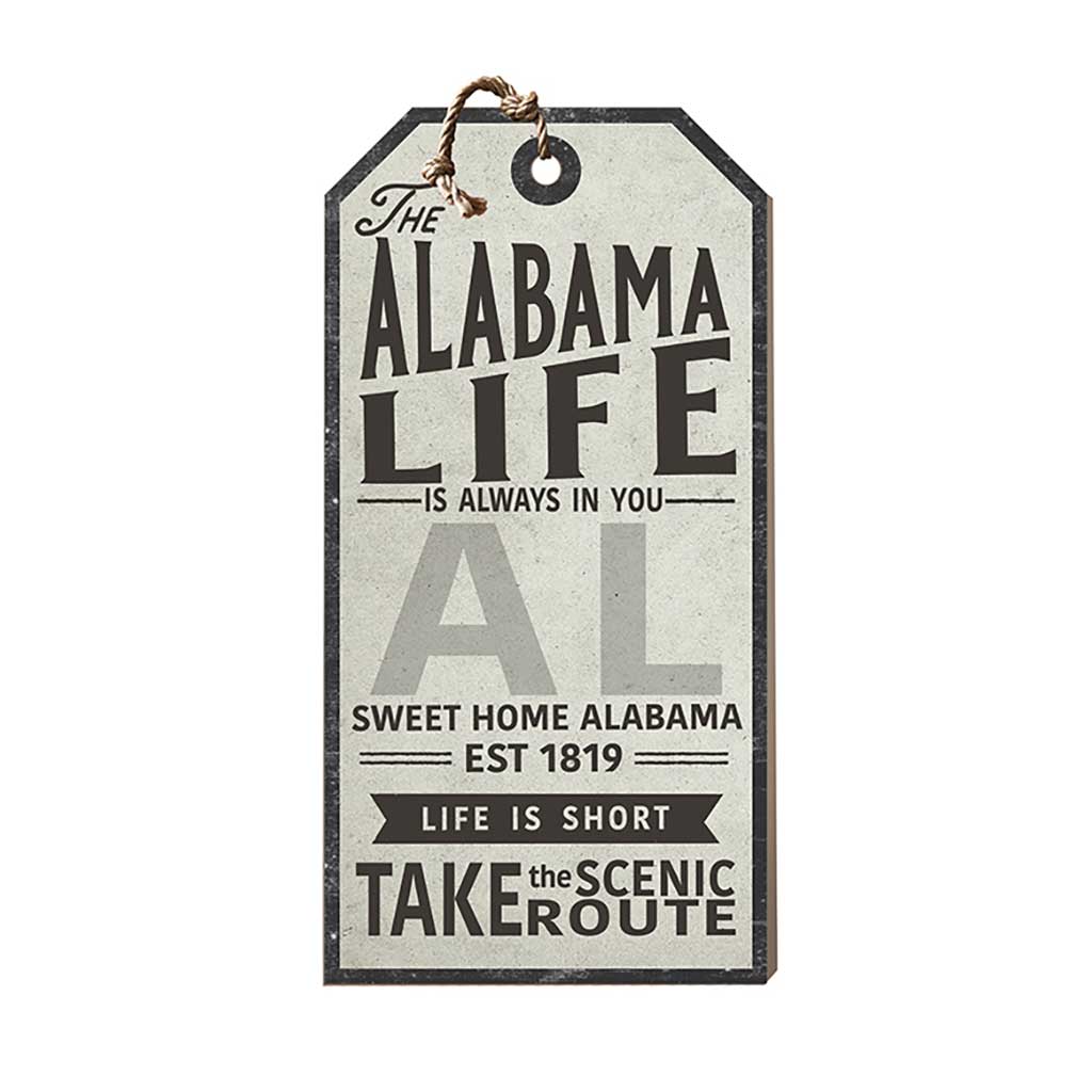 Alabama Life Large Hanging Tag
