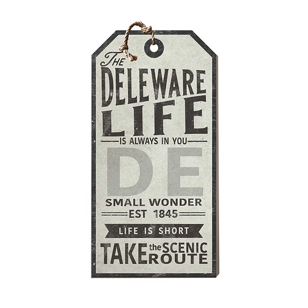 Delaware Life Large Hanging Tag