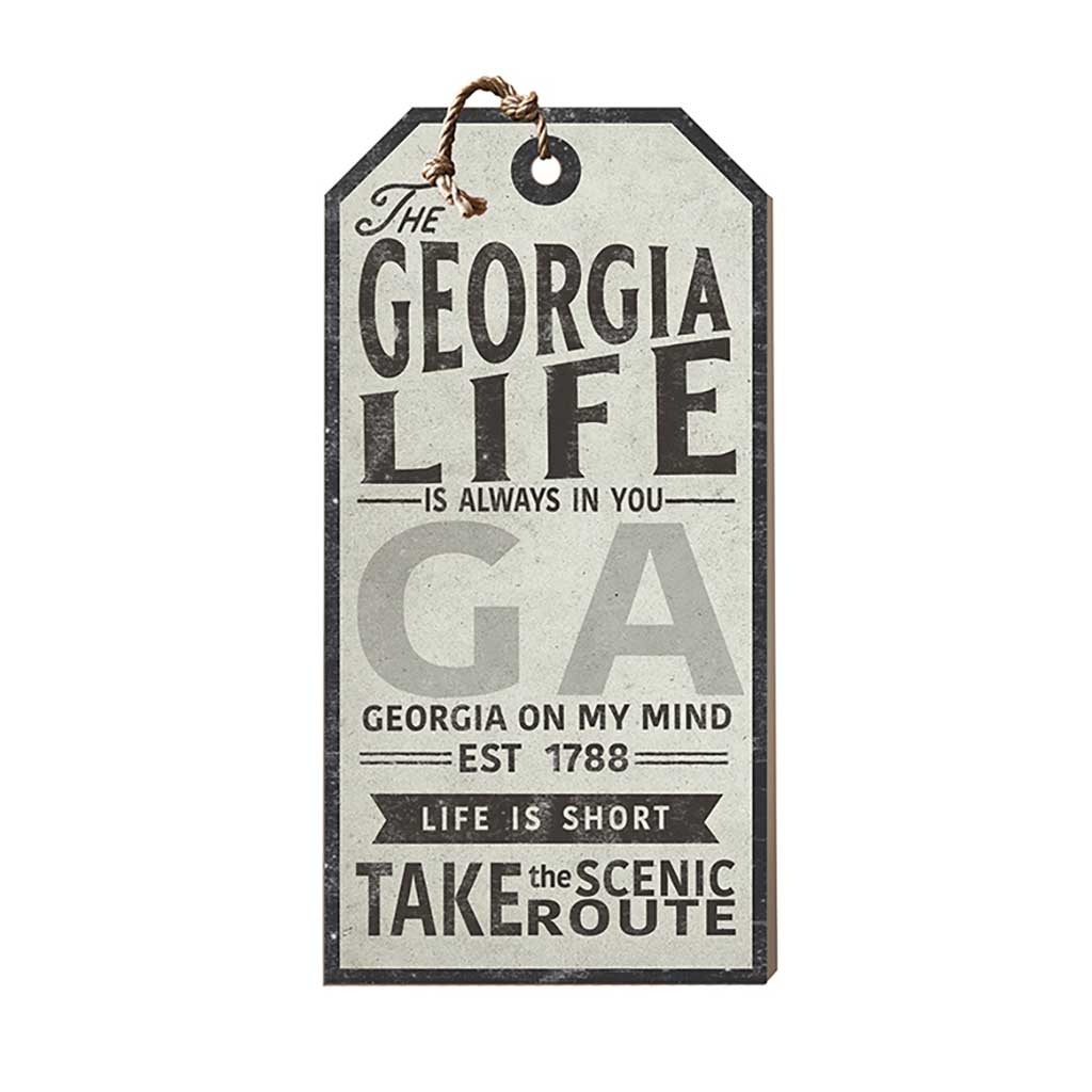Georgia Life Large Hanging Tag