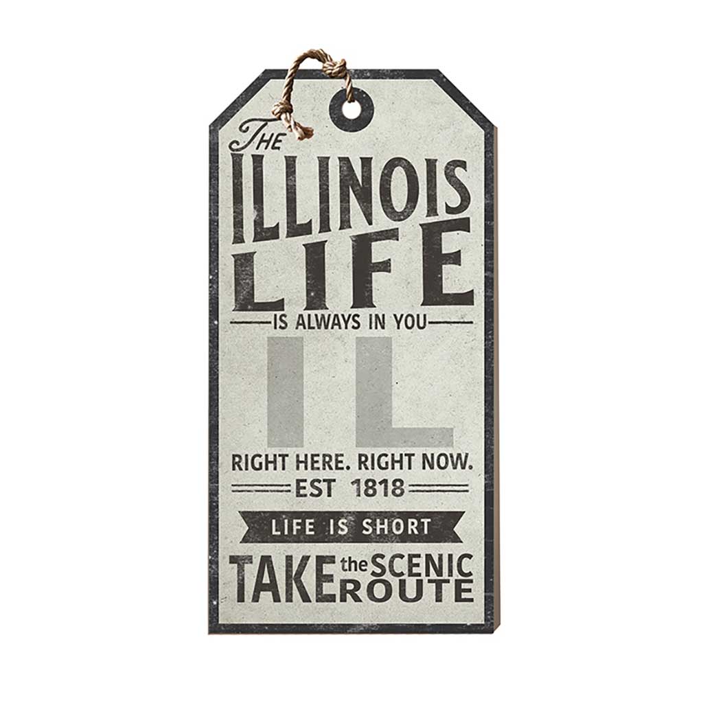 Illinois Life Large Hanging Tag