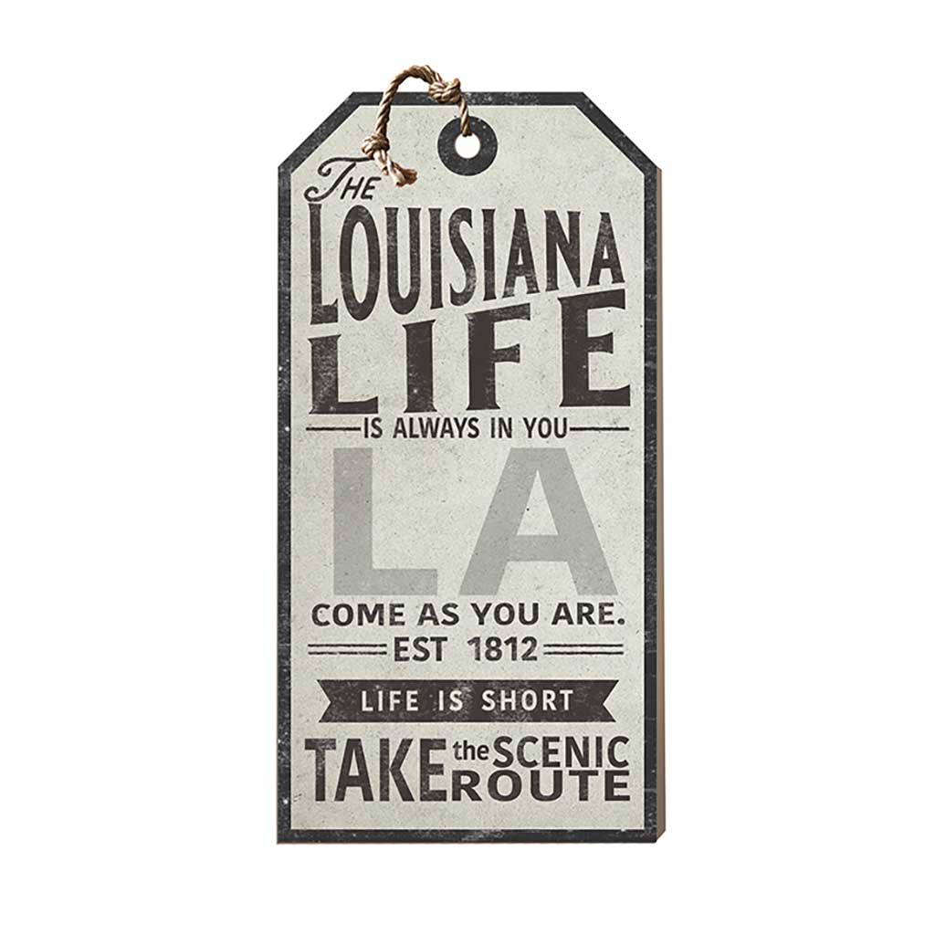 Louisiana Life Large Hanging Tag