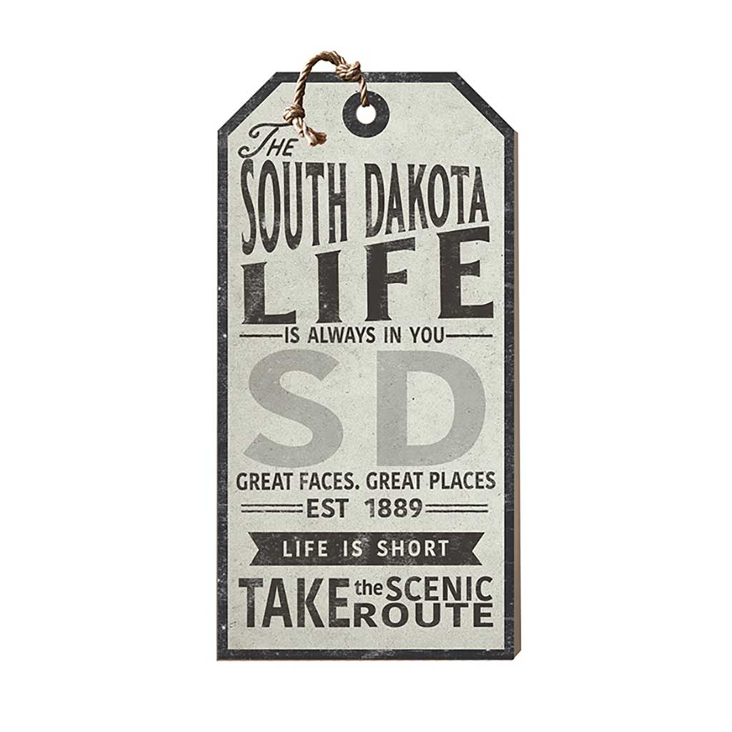 South Dakota Life Large Hanging Tag