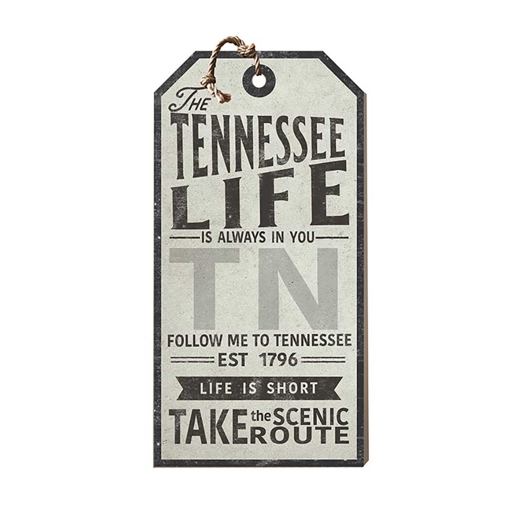 Tennessee Life Large Hanging Tag