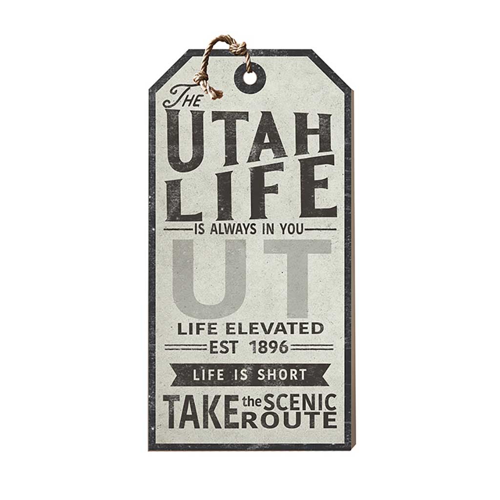 Utah Life Large Hanging Tag