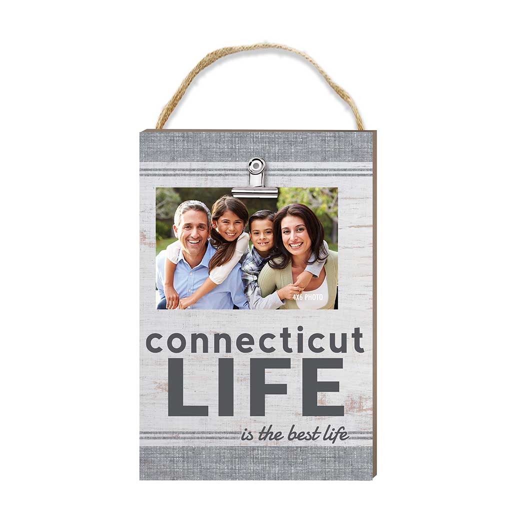 Connecticut Life Hanging Clip Photo Frame