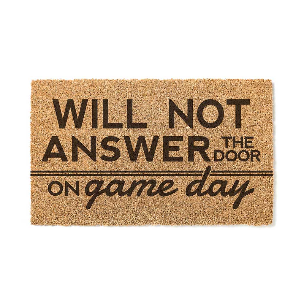 18x30 Coir Doormat Will Not Answer on Game Day