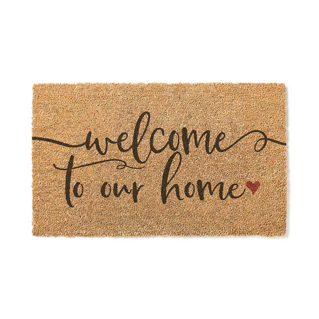 18x30 Coir Doormat Welcome to Our Home