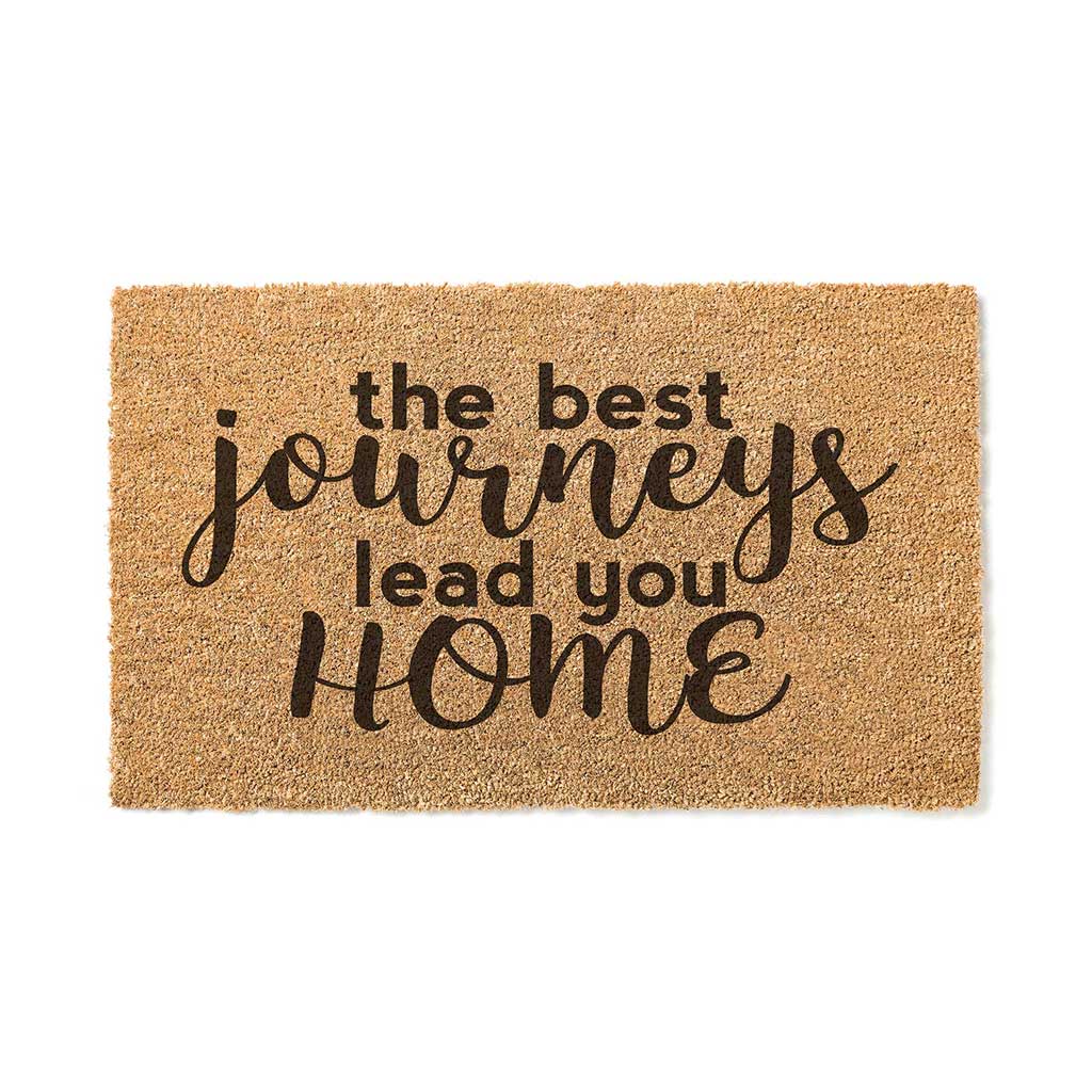 18x30 Coir Doormat Best Journeys Lead Home
