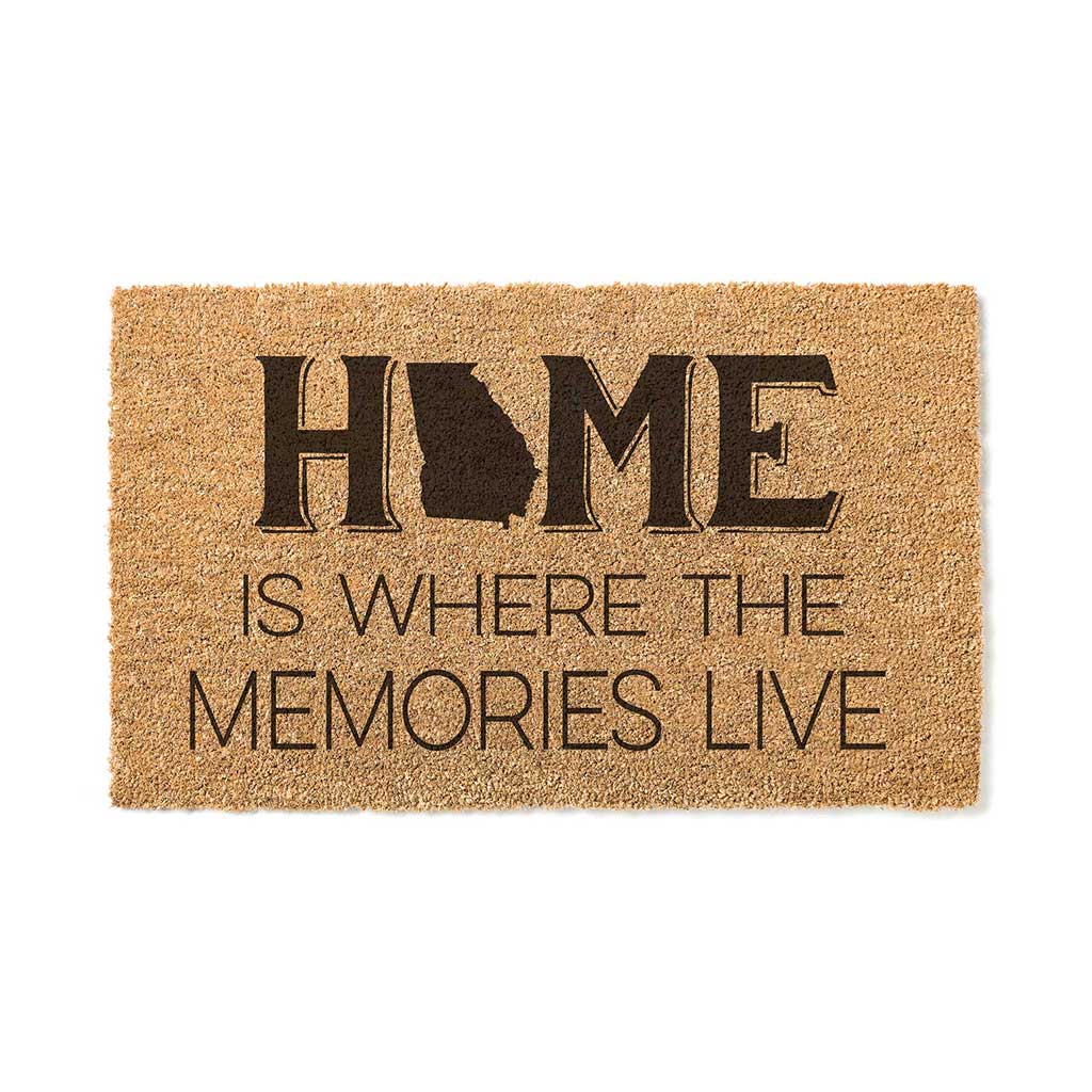 18x30 Coir Doormat Home Memories Live Georgia