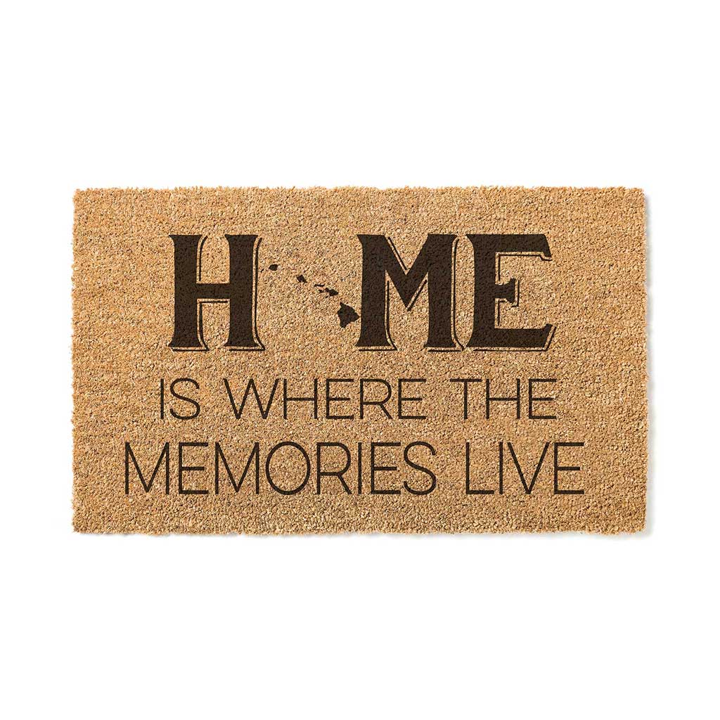 18x30 Coir Doormat Home Memories Live Hawaii