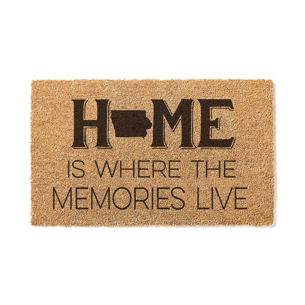 18x30 Coir Doormat Home Memories Live Iowa