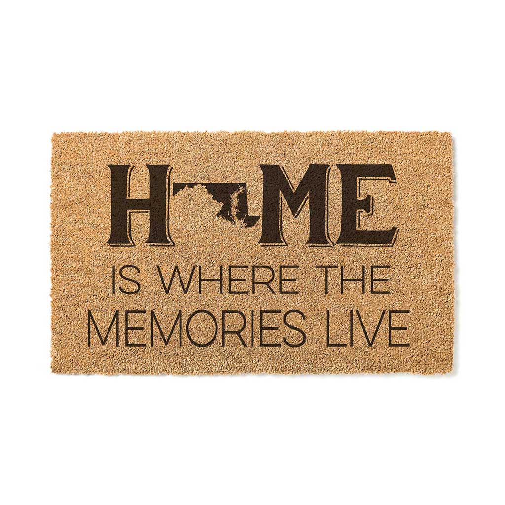 18x30 Coir Doormat Home Memories Live Maryland