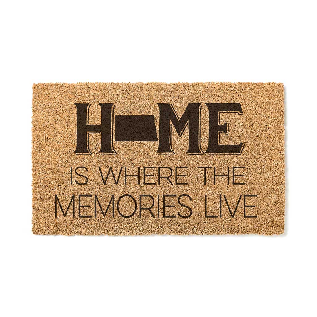18x30 Coir Doormat Home Memories Live North Dakota