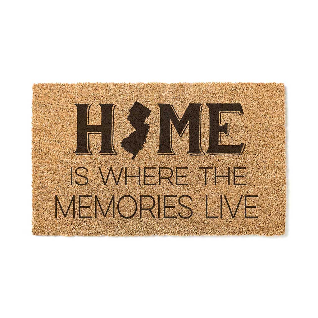 18x30 Coir Doormat Home Memories Live New Jersey