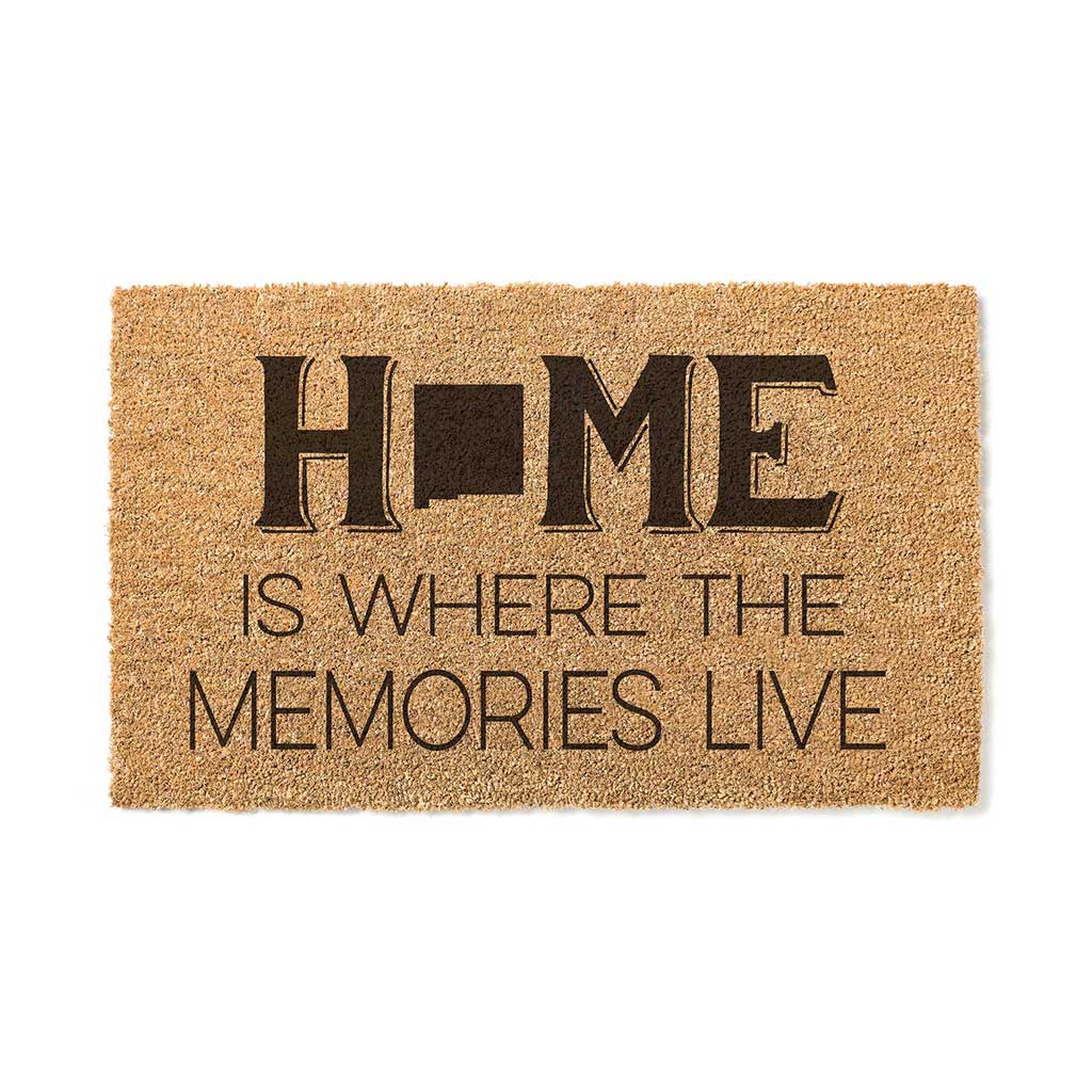 18x30 Coir Doormat Home Memories Live New Mexico