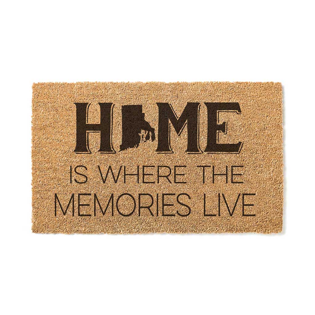 18x30 Coir Doormat Home Memories Live Rhode Island