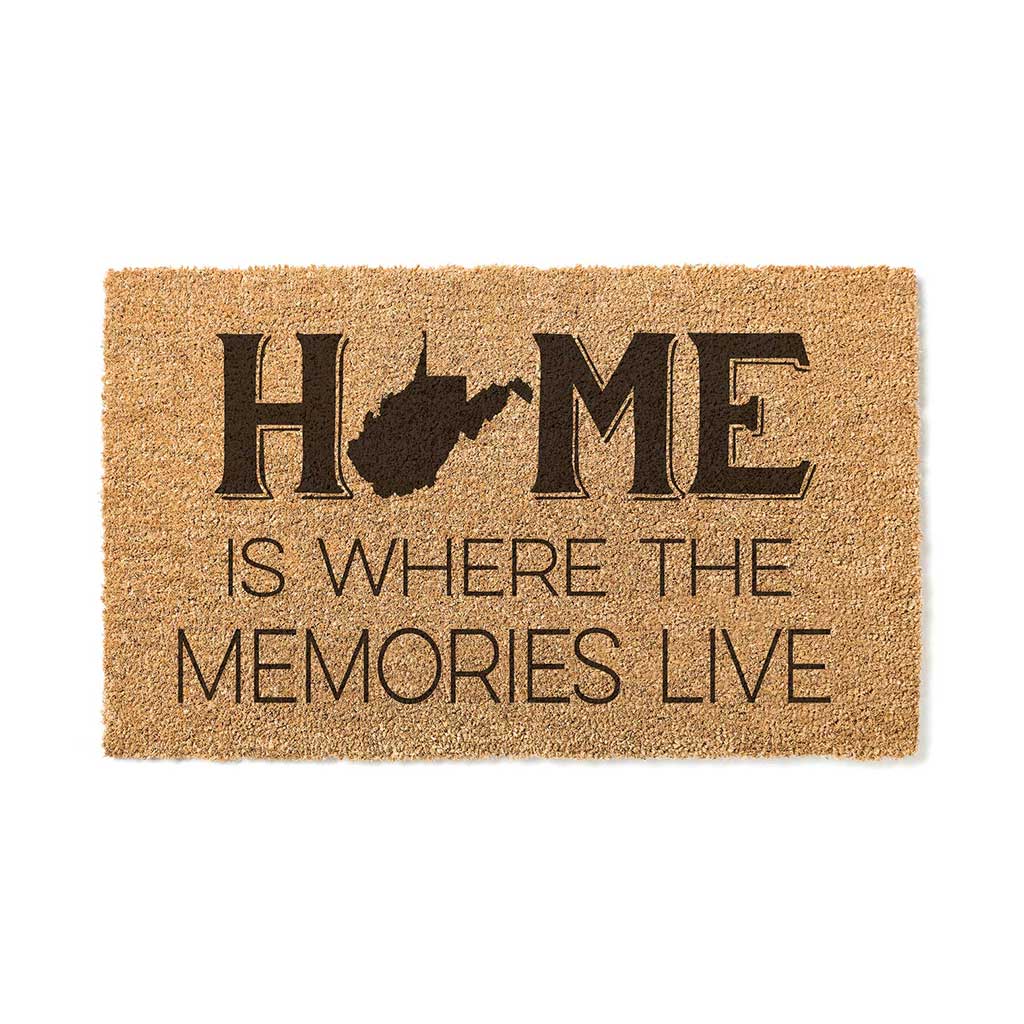 18x30 Coir Doormat Home Memories Live West Virginia