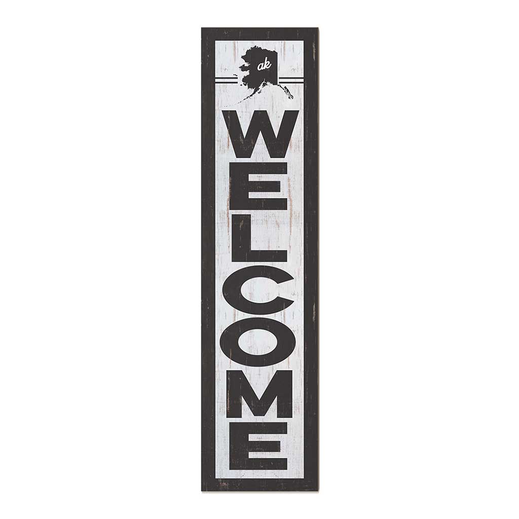 11x46 State Welcome Alaska Leaner Sign