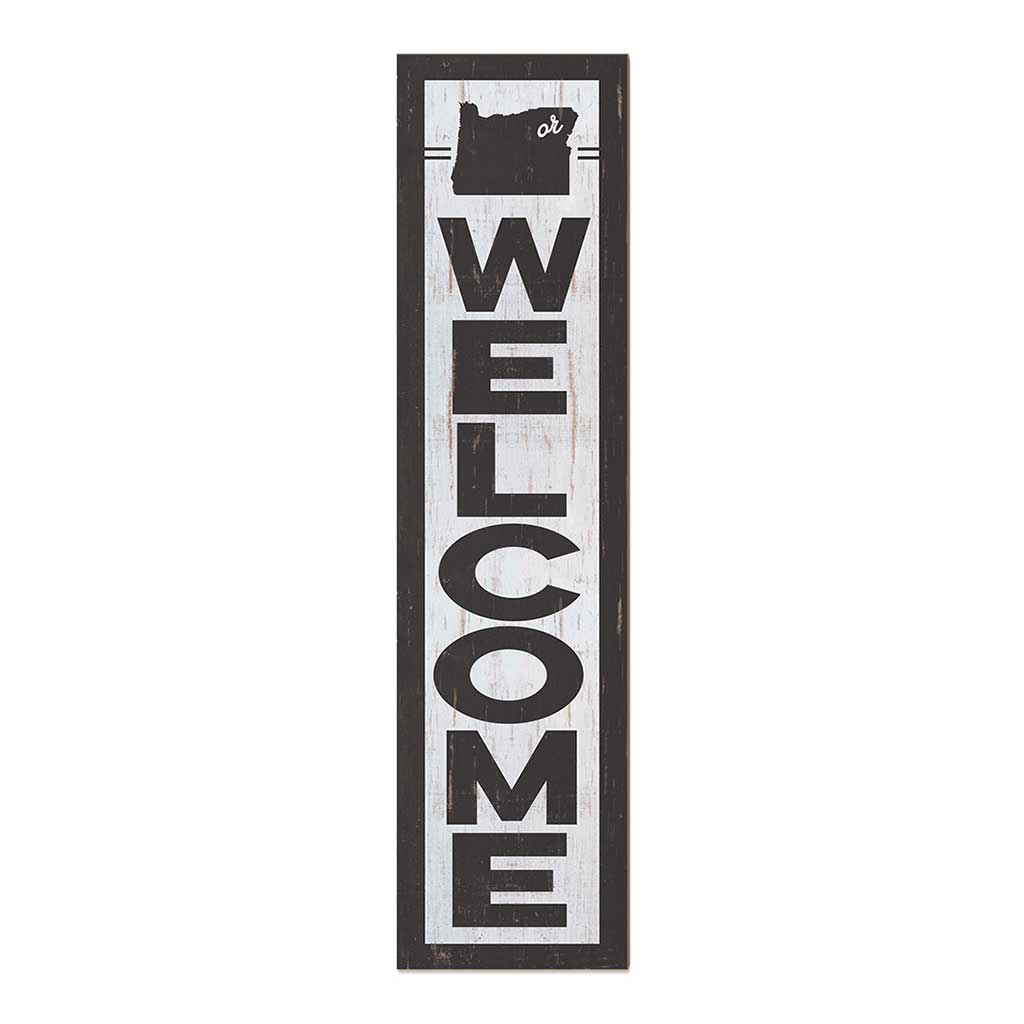 11x46 State Welcome Oregon Leaner Sign