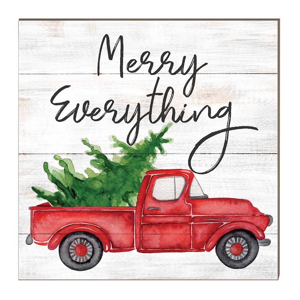 10x10 Merry Everything Truck with Tree Sign
