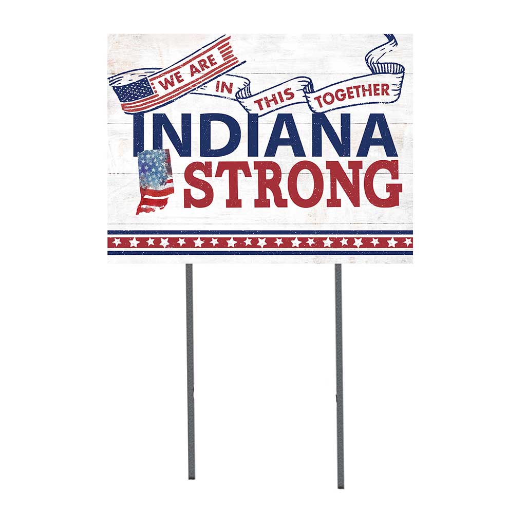 State Strong Lawn Sign Indiana