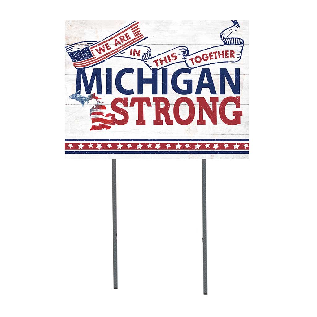 State Strong Lawn Sign Michigan