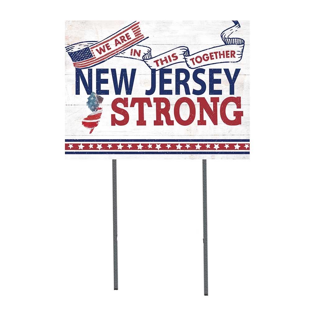 State Strong Lawn Sign New Jersey