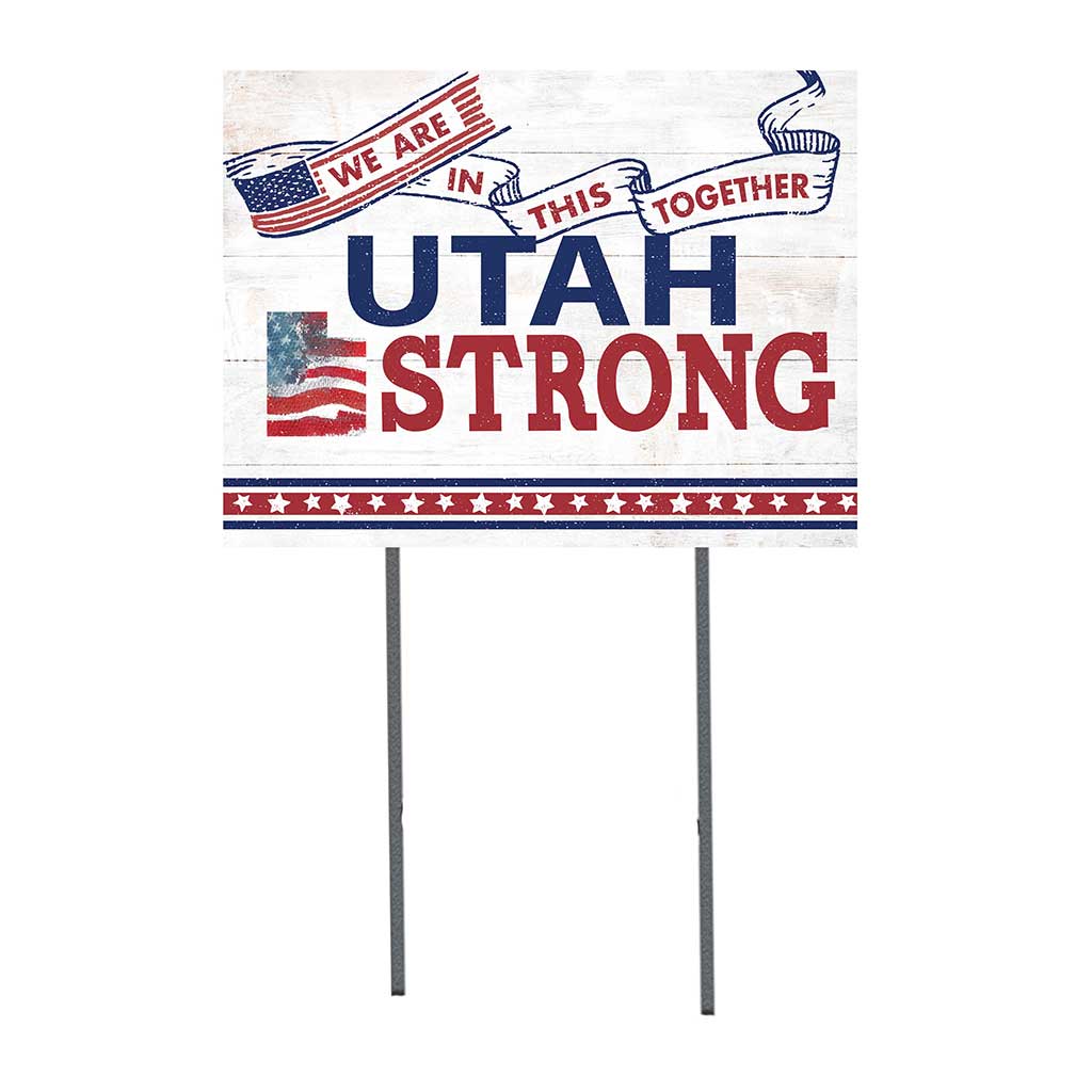 State Strong Lawn Sign Utah