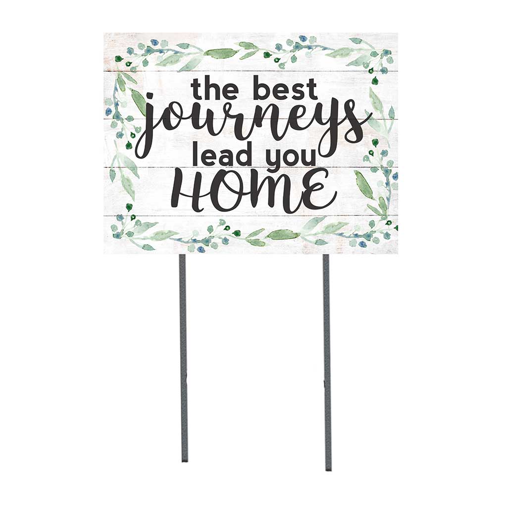 18x24 Best Journeys Lead Home Lawn Sign