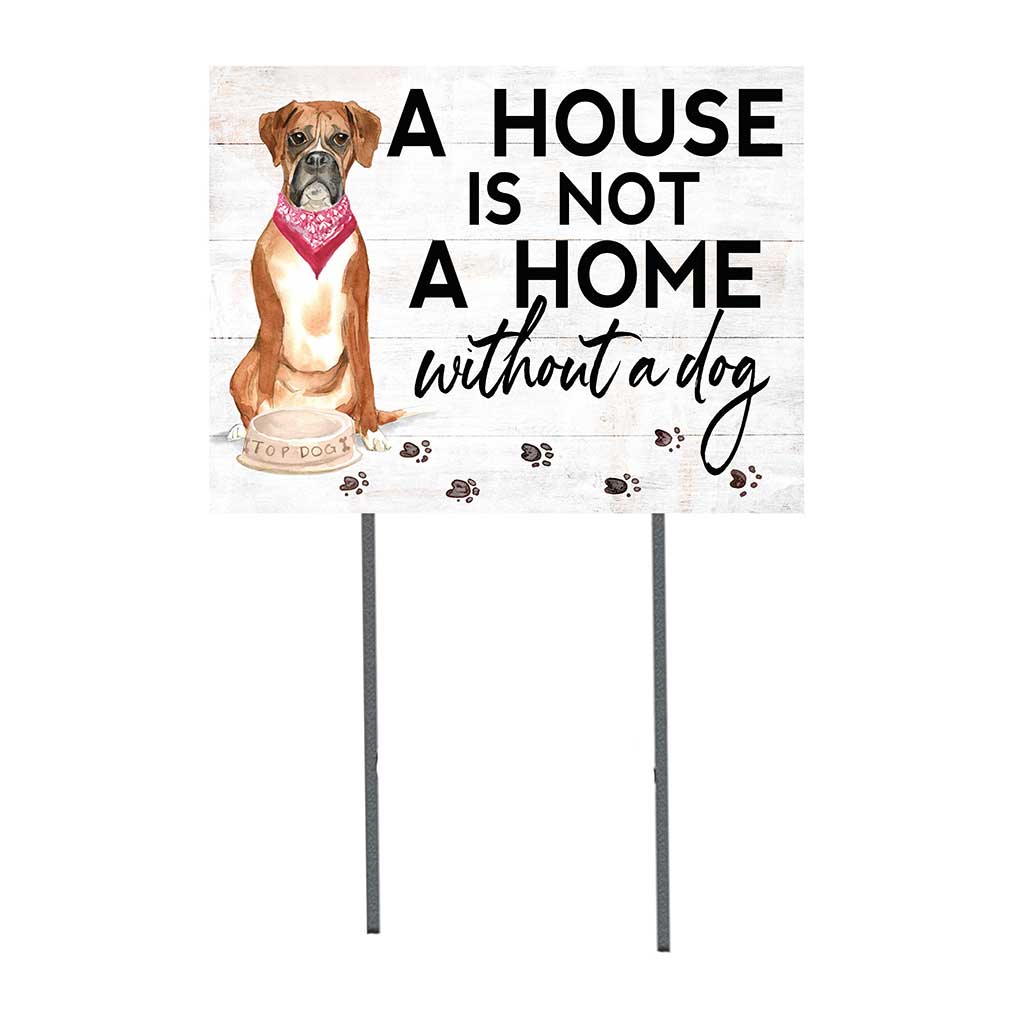 18x24 Boxer Dog Lawn Sign