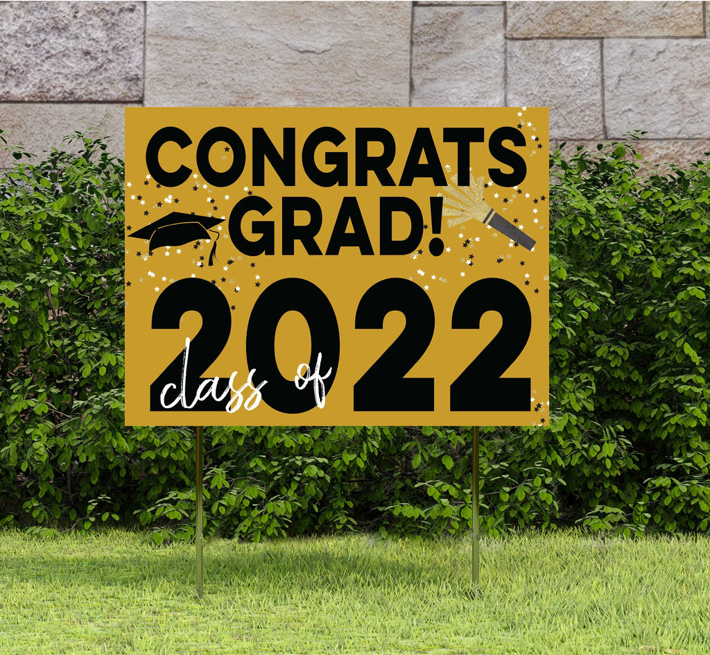 18x24 Congrats Grad Class of Lawn Sign
