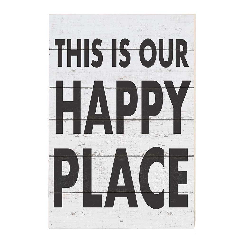 23x34 This Is Happy Place Whitewash Sign