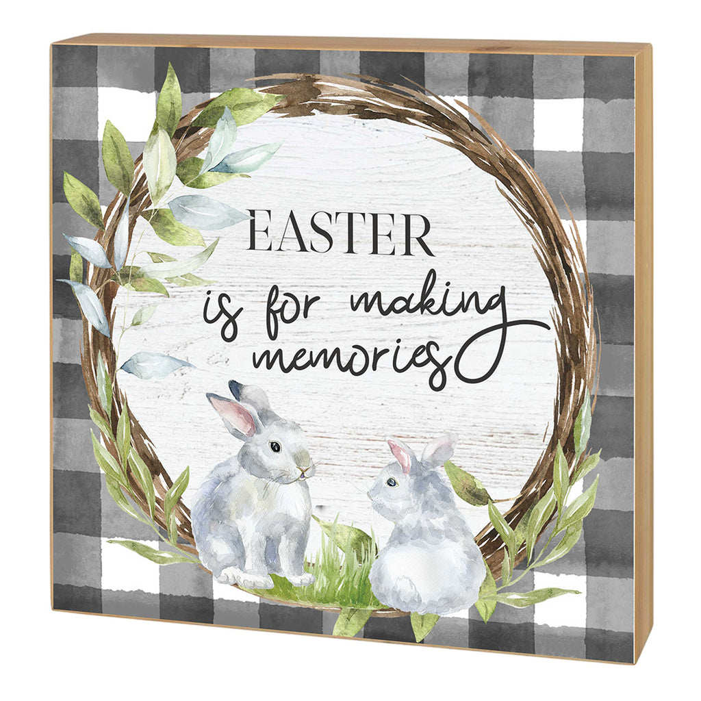 5x5 Easter is for Making Memories Bunny Block
