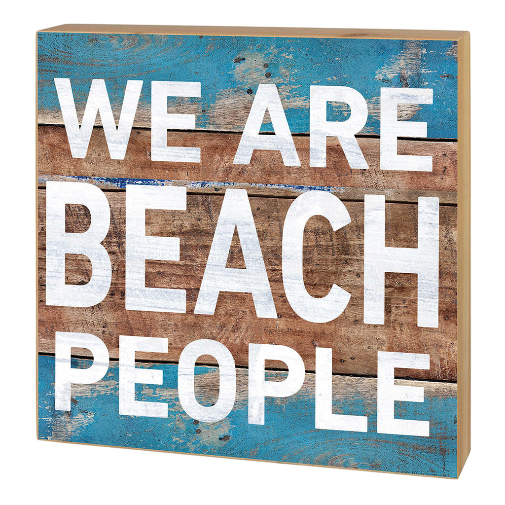 5x5 We are Beach People Block