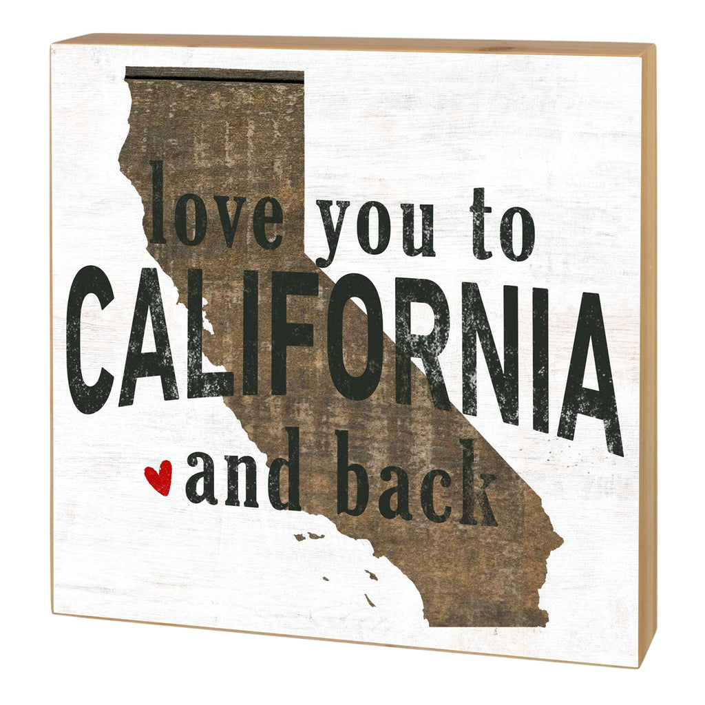 5x5 Love You To State Block California