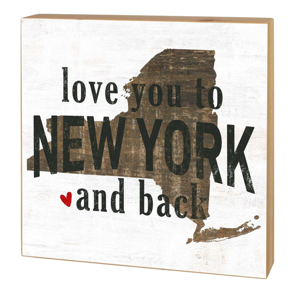 5x5 Love You To State Block New York