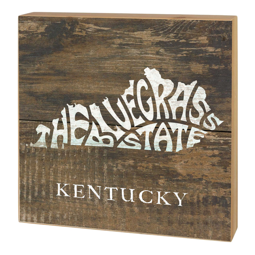 5x5 State Slogan Block Kentucky