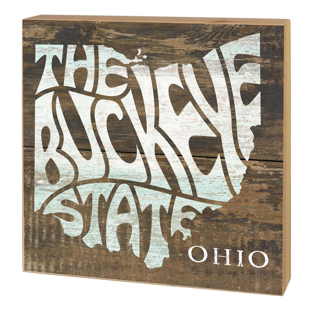 5x5 State Slogan Block Ohio