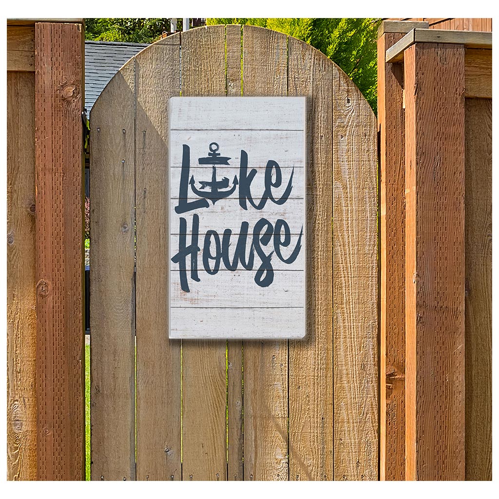 11x20 Indoor Outdoor Whitewash Sign Lake House