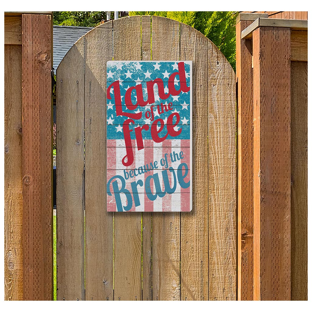 11x20 Indoor Outdoor Sign Land of the Free